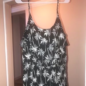 palm tree romper